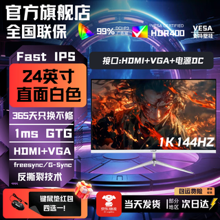 Lgjp has over 3 million players + purchases 24-inch monitor 22-inch computer display hd 2k180hz small steel cannon office design e-sports game display can be wall-mounted 24-inch 1k144hz 3a masterpiece straightforward