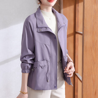 Xuexi’s mother autumn short windbreaker 2025 new large size tops middle-aged and elderly women’s autumn coats and foreign-style jackets