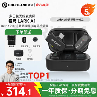 Mammoth wireless lavalier microphone lark a1 mammoth microphone one-to-two radio microphone wireless lavalier microphone mobile phone little bee live recording douyin short video shooting type-c version one-to-two