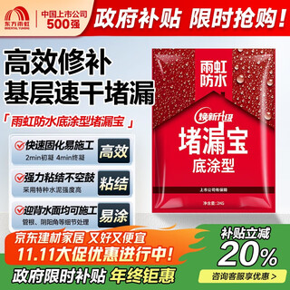 雨虹防水水不漏 速干水泥 堵漏宝快速堵漏 地漏安装 管根堵漏 2KG