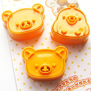 Yusenyi rilakkuma rilakkuma cookie mold rice ball sushi mold set western pastry baker rilakkuma rilakkuma cookie mold