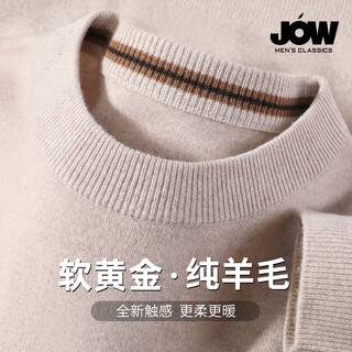 Jow 100% skin-friendly sheep wool soft and delicate half turtleneck solid color wool sweater men's new autumn and winter sweater