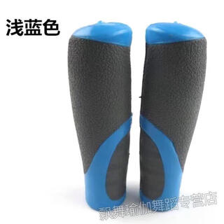 Junkiss universal brand handlebar accessories bicycle handlebar cover bicycle anti-slip shock-absorbing rubber handle cover universal folding bicycle handlebar cover (blue) 1 pair