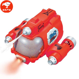 喷雾汽艇双螺旋桨遥控潜水艇电动船模型儿童玩具沐浴戏水夏季充电 [红色]喷水遥控汽艇带灯光 [二组电池+1充电线]