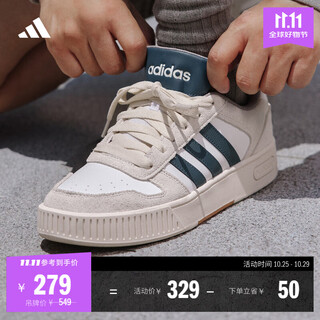 Adidas small sawtooth d-pad classic casual beauty high style retro basketball sneakers adidas white/relic blue/brown 42