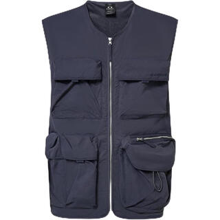 Oakley men's vest warm windproof workwear nylon outdoor cycling vest casual graphite one size | small