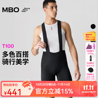 Mbo summer men's double arrow sunscreen cushioning bib cycling shorts all-purpose versatile wet and quick-drying t100 black-snowflake l