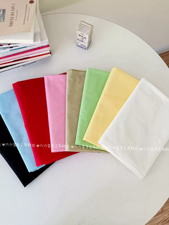 Fantasy home cotton 40 count poplin solid color fabric lining fabric children's clothing women's dress shirt clothing cloth