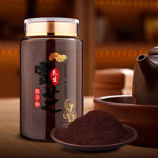 品质同款正宗灵芝孢子粉灵芝粉富硒食品现磨灵芝超细粉孢子粉 1瓶250克装送勺子