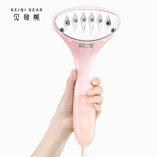Becky bear handheld garment ironing machine steam ironing machine home small portable wrinkle removal ironing machine dormitory available max model - enhanced water tank/panel pink extremely fast wrinkle removal/easy to flatten with one iron