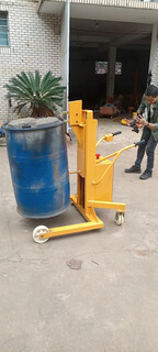 Greener 350kg electric lifting oil drum truck plastic drum iron drum universal transport truck