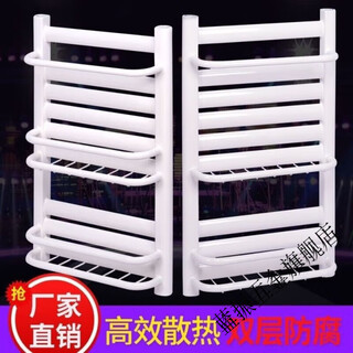 Radiator household steel copper-aluminum composite radiator wall-mounted small basket central heating bathroom special center distance high 9+4 storage rack 40cm*800mm