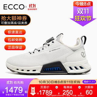 Ecco men's sports shoes low-top waterproof casual running shoes golf shoes hiking shoes c4 130424 spot white 130424-51227 44