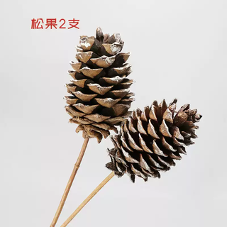 Dried flower bouquets, immortal flowers, diy flower materials, living room home flower arrangements, wheat ears, roses, gypsophila, eucalyptus leaves, pine cones