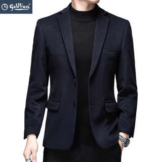 Goldlion middle-aged wool suit jacket men's suit business large size no-iron loose casual single suit top shangqing m 165
