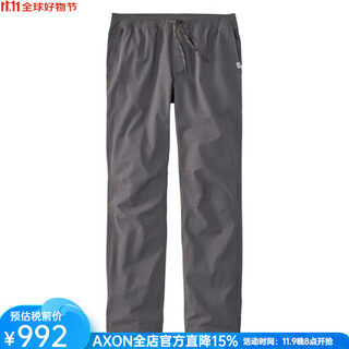 L.l.bean men's sports pants trousers casual straight pants comfortable work pants outdoor wear-resistant simple ta515264 alloy gray gray l suitable for waist 2 feet 7-2 feet 9
