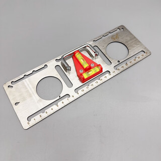 An junsheng hydropower slotting type 86 drawing box tool horizontal positioning level switch box proofing artifact bottom box drawing template folding handle 3-position precision positioner 90 high