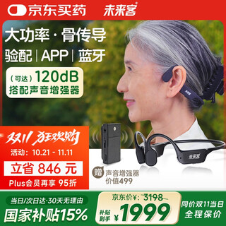 Future guest (vlk) bone conduction hearing aid for the elderly with moderate to severe deafness and severe back-of-ear hearing aid b6