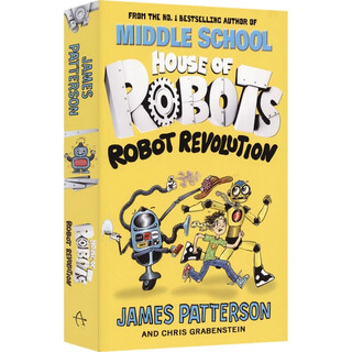 New children's century house of robots 3-volume set comic chapter book 9-12 years old extracurricular reading for teenagers english learning middle school author's new work original english imported children's book robot revolution