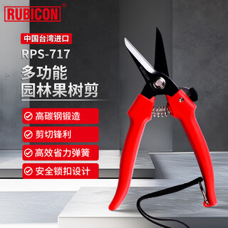 Robin hood (rubicon) branch pruning shears, multi-purpose pruning shears, fruit tree shears, high branch shears, garden shears, gardening shears rps-717