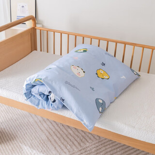 Newborn baby mattress pure cotton children's spliced bed cotton mattress removable and washable baby kindergarten nap bedding panda and friends cushion cover + cotton core 60*150
