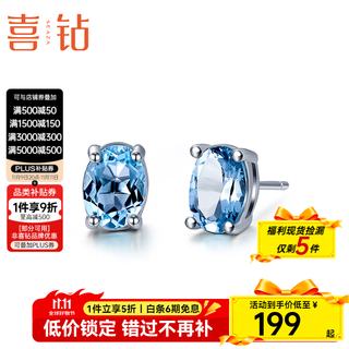 Hi diamond s925 silver topaz earrings for women simple colorful earrings colorful gemstone earrings for girlfriend birthday gift 2.7 carat topaz