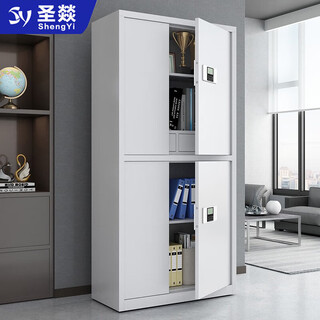 Shengyi emergency supply cabinet confidential cabinet file cabinet information cabinet office locker electronic code lock low cabinet 90*42*185cm double section-with pull-electronic code lock