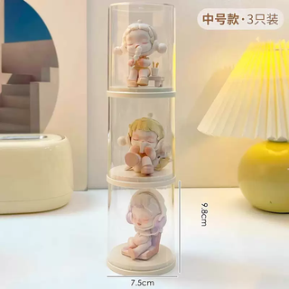 Yusenyi model gram display transparent display stand rmax beats single blind box storage bubble tema labbu display box 3 medium-sized single rooms, free non-returnable glue 3 medium-sized single rooms, free non-returnable glue