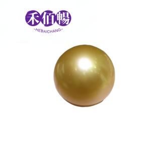 Hebaichuang seawater pearl south sea gold bead single bead gold pearl bare bead gold 1213mm