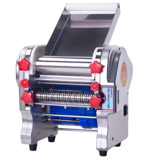 Yusenyi stainless steel electric noodle machine household small commercial electric noodle machine fully automatic dough rolling and kneading dumpling wrapper machine premium stainless steel 180 type 550 watt copper core