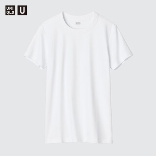 Uniqlo cooperation model/women's round neck t-shirt/short sleeve 483456 00 white m