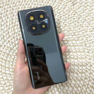 Z is suitable for redmi note14pro+original glass back cover note14pro+original disassembly rear case battery cover redmi note14pro+original back cover black with