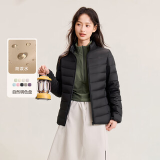 雪中飞2025新款新款经典时尚百搭轻薄女式立领秋羽绒拉链口袋保暖时尚