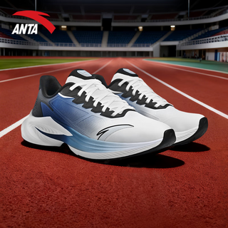 Anta stinger 6 men's running shoes 2025 autumn and winter new style leather warm anti-slip wear-resistant cushioning comfortable sports shoes for men signal blue stinger 6 - leather warm 42