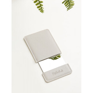 Fat donglai's same style portable makeup mirror, mini portable stainless steel makeup mirror, women's simple carry-on bag, mini small mirror, handheld makeup mirror, card mirror, rectangular model, pink + square model, pink, 1 each