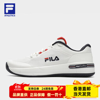 Fila autumn and winter court performance tennis shoes men's shoes 2025 autumn new comprehensive training shoes sports shoes standard white-cd 40.5
