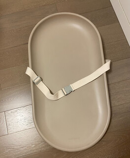 German todlekind crib changing table care cushion baby touch massage bath non-slip waterproof khaki color 79*42*8 (including safety belt)