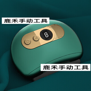 Smart facial bianstone gua sha board electric facial lifting massage beauty microcurrent introduction instrument tendon and meridian brush standard version green