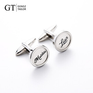 Gensz gt gensz this killer is not too cold cufflinks men's creative design tie shirt suit accessories gift box silver
