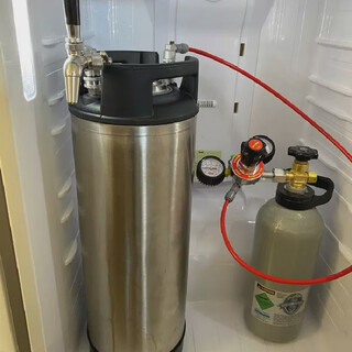 1 brand new stainless steel 9l pepsi barrel, coke barrel, second keg beer barrel with tap, syrup barrel, 19l complete set without gas bottle