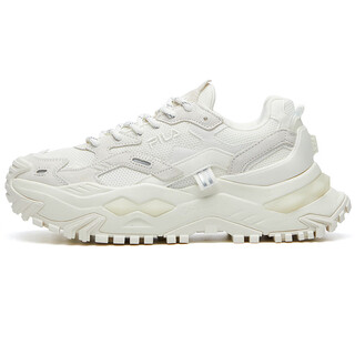 Fila bianco hard candy mesh pig head leather thick sole shock-absorbing wrapping low-top dad shoes women's 35.5