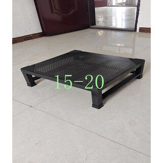 Yonghuan customized washing machine base elevated rack tumble dryer raised rack moisture-proof and shock-proof dishwasher bracket thickened white 50x50x15 thickened black with mesh plate 4x4cm 1 layer
