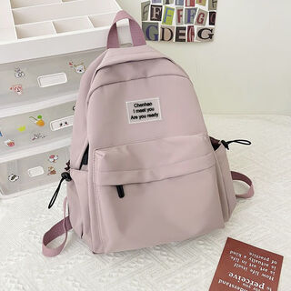 Ye yu ins small fresh girl versatile leisure travel small backpack college student fashion backpack college style small school bag pink small style (single bag) cannot hold books