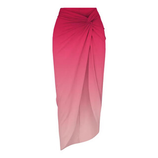 Shijanu swimsuit new niche design, gentle floral temperament, slimming and sexy fake hot spring one-piece swimsuit for women, skirt s _90-110jin jin is equal to 0.5 kg