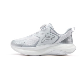 Fila cloud 3 sports performance nuvola 3 casual lightweight shock absorbing low-top children's running shoes white/tai white/space silver 33
