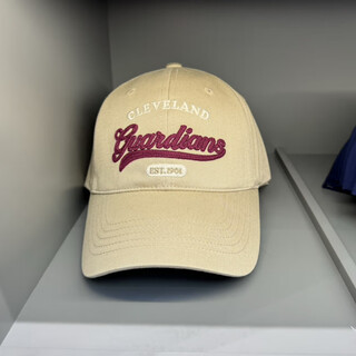 Mlb2024 spring unisex fashion classic simple casual versatile multicolor embroidered baseball cap peaked cap 3acpvl24n-45bgm beige one size