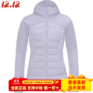 Arc'teryx (arc teryx) glyde fabric lululemon 700 fluffy goose down waterproof solid color hooded lightweight warm coat jacket for women lilac purple one size 4