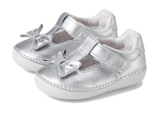 Stride ritestride rite kids sm ashtyn infant shoes, silver, 5 us unisex toddler silver 5 toddler