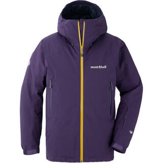 Mont bellmontbell solid color outdoor ski waterproof breathable breathable warm winter autumn spring ski jacket men's pu purple s