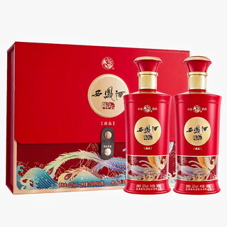 Xifeng liquor xifeng shaanxi feng-flavor liquor gift box grain wine wedding banquet new year's gift holiday gift 52 degree 500ml 2 bottles chen tan collection
